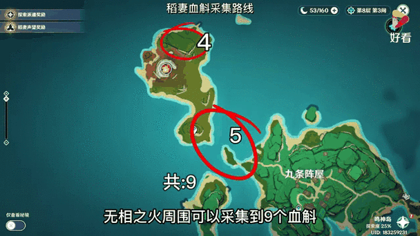 原神血斛采集全攻略，高效地点与路线揭秘