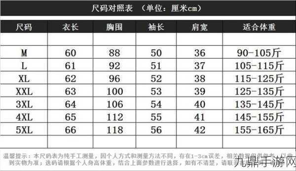 亚洲尺码日本尺码专线，亚洲尺码与日本尺码对照指南：全面解析服装选择技巧