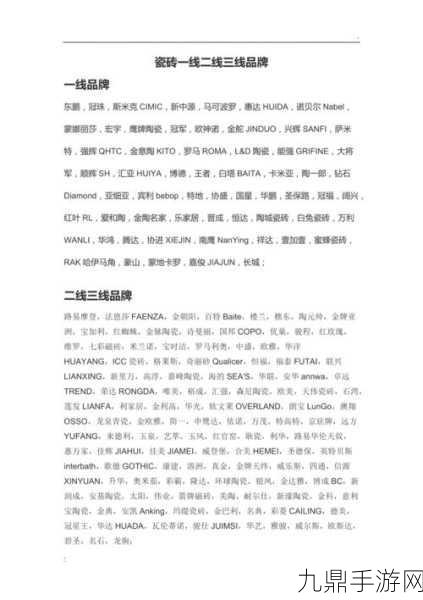 国产产精华一线二线三线，1. 从一线到三线，国产品牌的新机遇与挑战