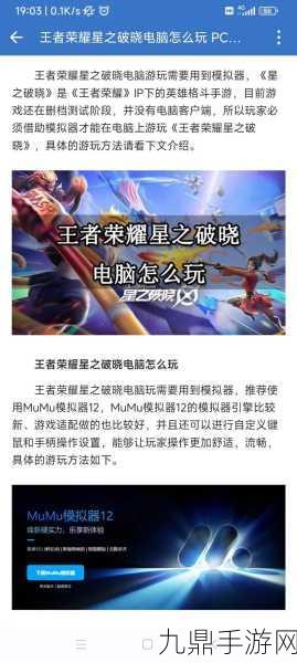 星之破晓，解锁武器奥秘，制霸战场的全面攻略