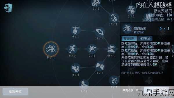 第五人格求生者自起全攻略，时间与天赋选择