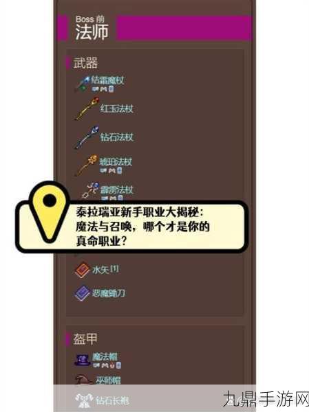 泰拉瑞亚法师攻略，解锁魔法世界的无限可能