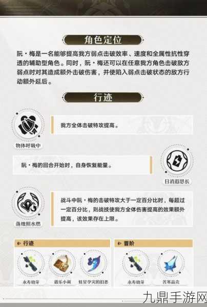 崩坏星穹铁道阮梅突破全攻略，材料一览与玩法详解