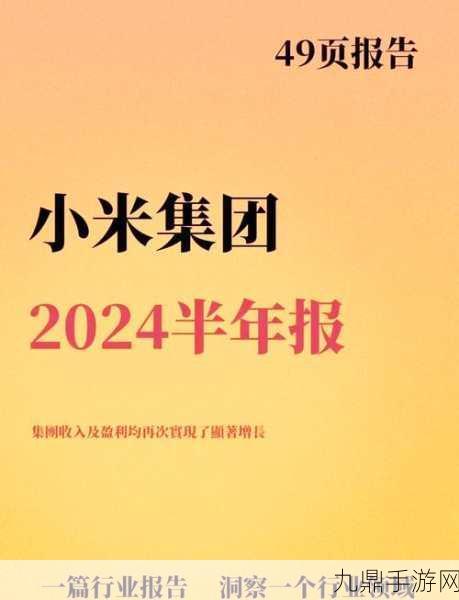 小米2024年Q3财报大揭秘，史上最强，手握现金1516亿元