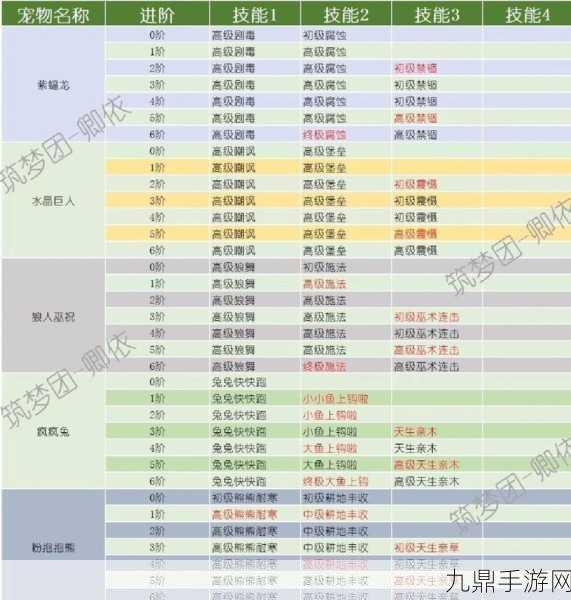 创造与魔法，宠物光速成长秘籍，探索高效升级新纪元