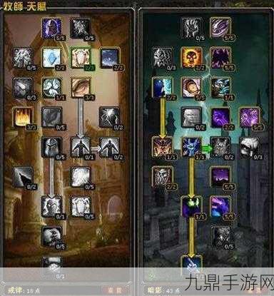 魔兽世界WOW牧师前期天赋加点攻略，快速升级秘籍