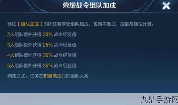 王者荣耀荣耀战令任务全解析，玩法介绍与攻略秘籍