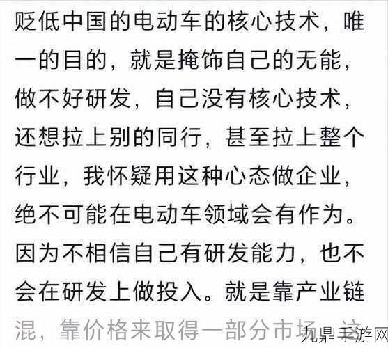 电动车技术之争，魏建军质疑与专家反驳的深层解读