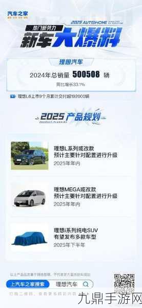 理想汽车2025年，销量飙升背后的利润迷局，玩家视角如何解读？