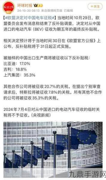 欧盟加税风波起，匈牙利、德国力挺中国电动汽车