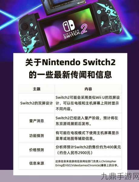 任天堂Switch2预购价震撼曝光，365欧元，性价比超乎想象？