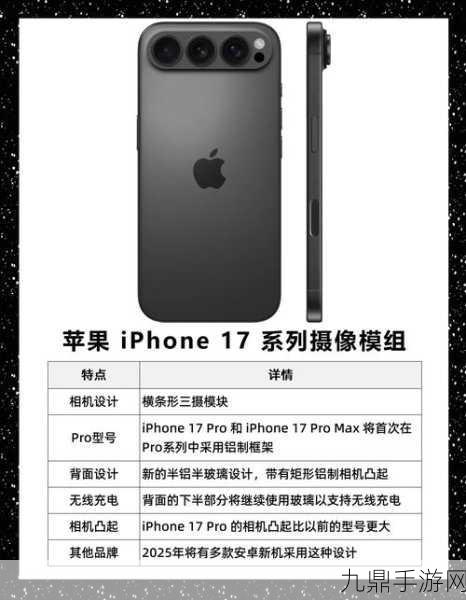 iPhone 17工艺革新，曲面边框引领手游新风尚